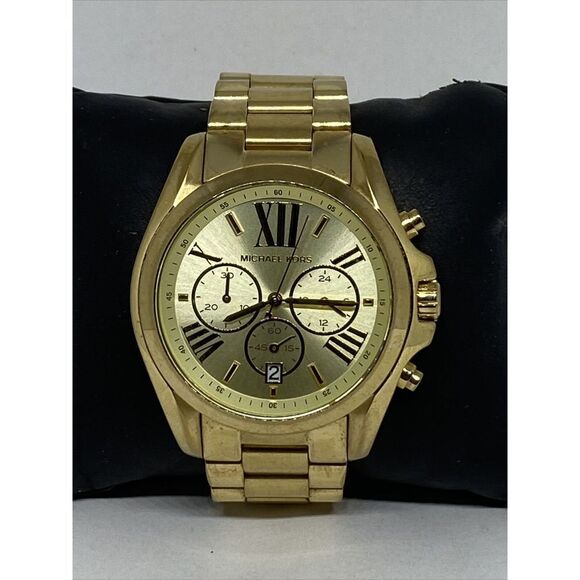 Michael Kors Bradshaw MK5605 Unisex Stainless Steel Analog Dial Watch UC869 - Picture 3 of 12